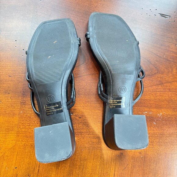 A New Day Black Strappy Heels - Picture 10 of 11